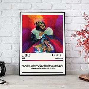 J. Cole KOD Poster (Album Cover) ポスター A1 J. Cole - KOD Album Cover Poster | Architeg Prints | Architeg Prints