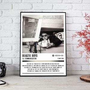 Beastie Boys Poster Print | Ill Communication Album Poster | Music Poster | Album Cover Poster | Wall Decor | Music Gift