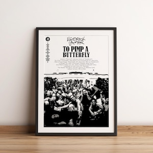 Kendrick Lamar Poster Print | Kendrick Lamar Artist Poster | Music Poster | Album Cover Poster | Wall Decor | Music Gift