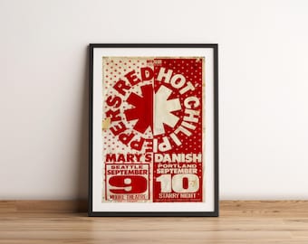 Red Hot Chili Peppers 'by the Way' Album Cover Poster: Rock Music