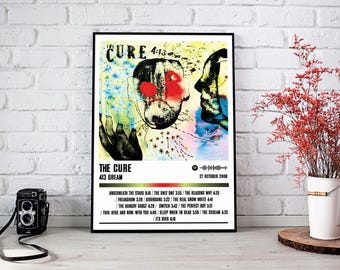The Cure - Kiss Me Album Poster: Rock Music Wall Art - Etsy