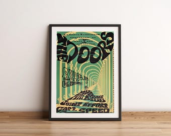 Türen Poster | The Doors Künstler Poster | Musik Poster | Album Cover Poster | Wanddekoration | Musik Geschenk