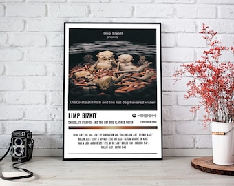 Limp Bizkit Poster Print | Concert Album Music Poster | Album