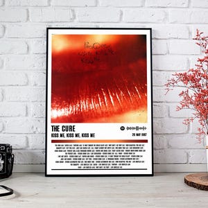 The Cure Kiss Me Kiss Me Poster - Etsy