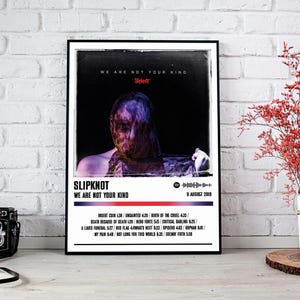 Slipknot Poster Print | We Are Not Your Kind Album Poster | Music Poster | Album Cover Poster | Wall Decor | Music Gift