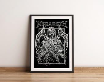 Megadeth No More Mr Nice Guy Original Vintage 1990's Postcard - Etsy