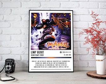 Limp Bizkit Poster Print | Significant Other Album Poster | Music
