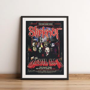 Slipknot Poster Print | Slipknot Artist Poster | Music Poster | Album Cover Poster | Wall Decor | Music Gift