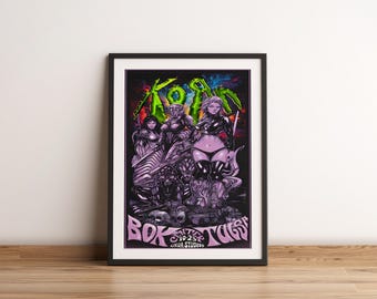 Plakat Korn | Plakat artystyczny Korn | Plakat muzyczny | Plakat na okładkę albumu | Dekoracja ścienna | Prezent muzyczny
