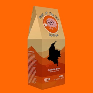 Colombia Single Origin Coffee – Medium Roast | Whole Bean or Ground | Fresh Roasted Arabica | Ethically Sourced & Roasted in USA 12OZ