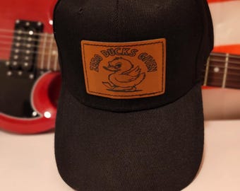 Zero Ducks Given Hat | Funny Baseball Cap | Sarcastic Hat for Men & Women | Custom Patch Hat | Adult Humor Gift | Zero F Given Hat
