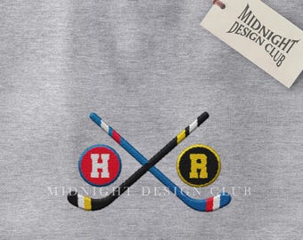 Gesticktes Hockey Romance HR inspiriertes Unisex Sweatshirt