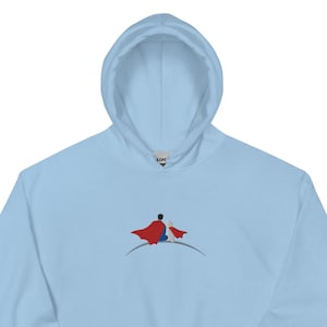 Embroidered Red Capes Unisex Hoodie