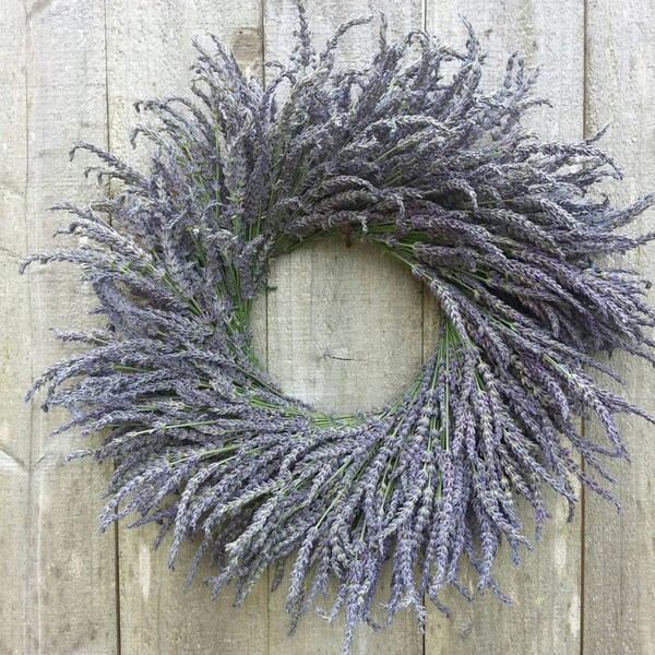 Dried lavender wreath