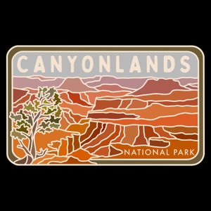 Canyonlands National Park Utah Vinyl Sticker | Laptop Sticker | Bumper Sticker | Water Bottle Sticker | Outdoor Sticker