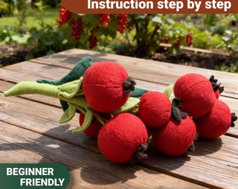 Plush Red Currant – PDF Pattern and Step-by-Step Instructions