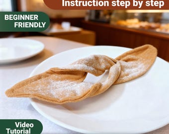 Crunchy sweets, a sewing pattern for angel wings in PDF format, DIY