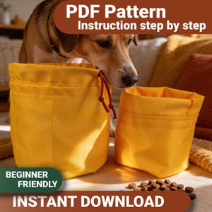Patrón de costura en PDF para alfombra olfativa con instrucciones paso a paso: bolsa olfativa DIY para perros, patrón de juguete de enriquecimiento fácil de forro polar.