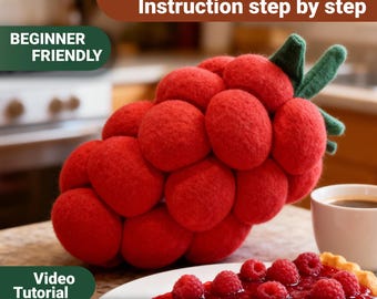 Plush Raspberry - Sewing Pattern PDF and Video Tutorial