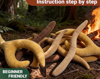 Plush Branches Sewing Pattern: DIY Soft Toys for Creative Play (PDF Download)