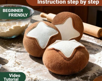 Kaiser Roll Mascot Sewing Pattern PDF + Video Tutorial