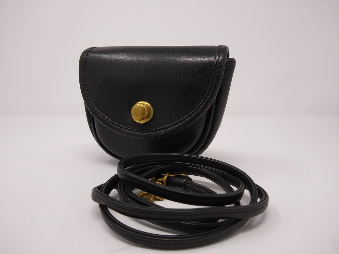 Vintage Coach Crossbody & Belt Bag in Black | Etsy