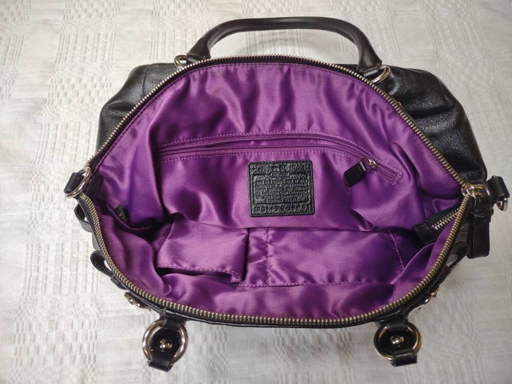 Coach Madison Lindsey Satchel Bag Duffle Tote Overnight Etsy