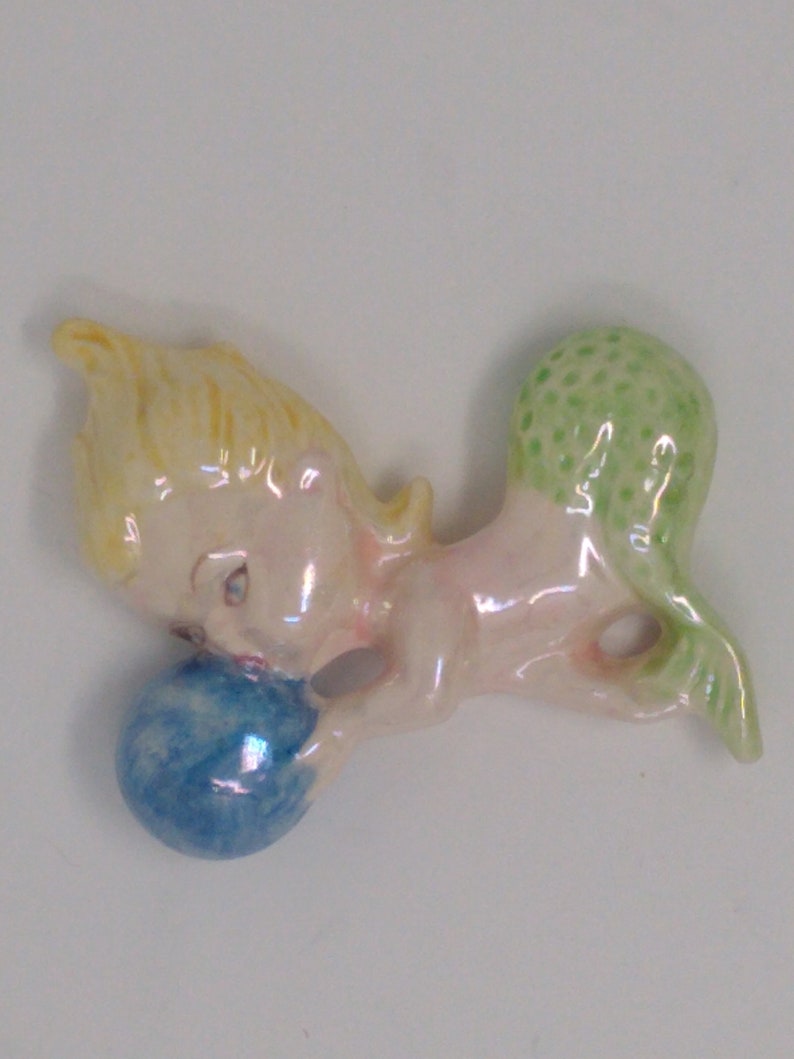 Ceramic Wall Pocket Mermaids