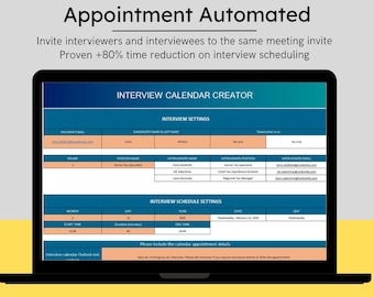 Herramienta de automatización y seguimiento del calendario de programación de entrevistas