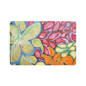 Colorful pet mat abstract art Pet Food Mat, Non-Slip Dog Bowl Mat, Cat Feeding Station, Pet Decor, Indoor/Outdoor Pet Accessory Pet gifts