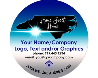 Custom Real Estate, Title Company Labels, Return Address, Personalized Sticker, Envelope Seal, Thank You, Client Appreciation, New Home