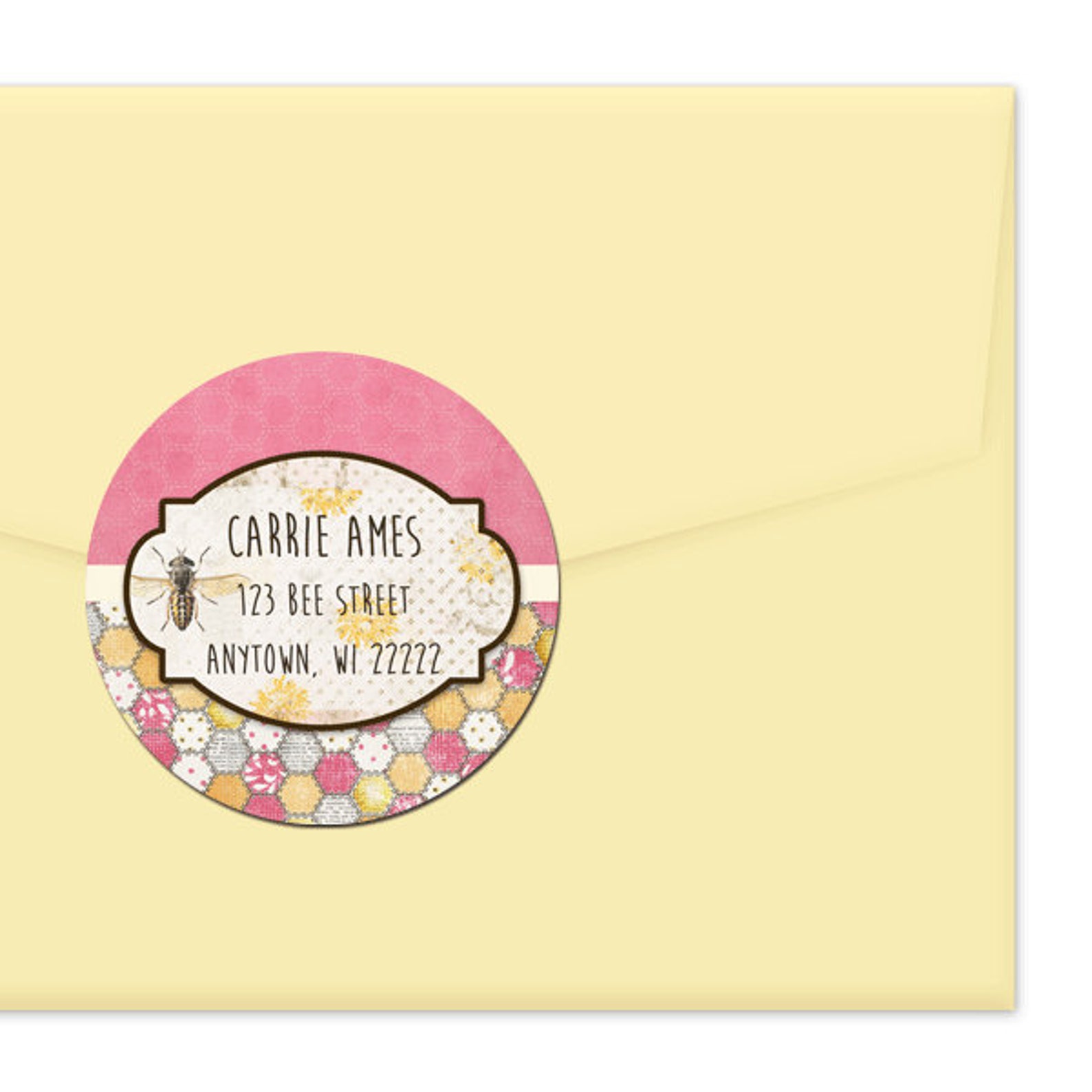 Personalized Address Labels / Sweet as Honey Stickers / Bees / Return ...