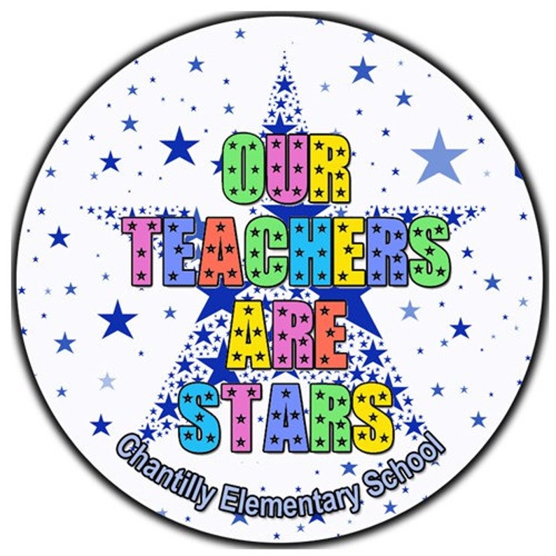 Our Teachers Are Stars - Teacher Appreciation Star Themed Designer ...