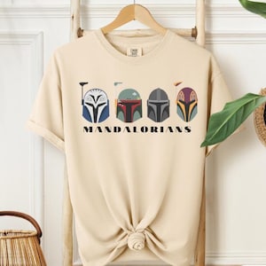 Comfort Colors Mandalorians Tee • This is the Way Shirt • Mando Helmets Hoodie • Mandalorian Fan Gift