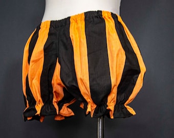 CUSTOM - Orange and Black Stripe Bloomers