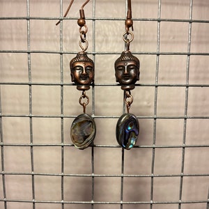 Dangle Earring Mix Bronze Buddha v.1