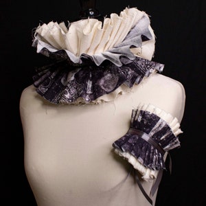 Spooky Circus Ruffle Collar & Cuffs image 2