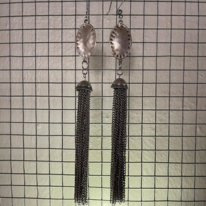 Dangle Earring Mix Silver Chain