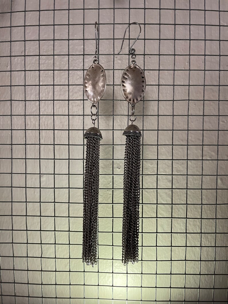 Dangle Earring Mix Silver Chain