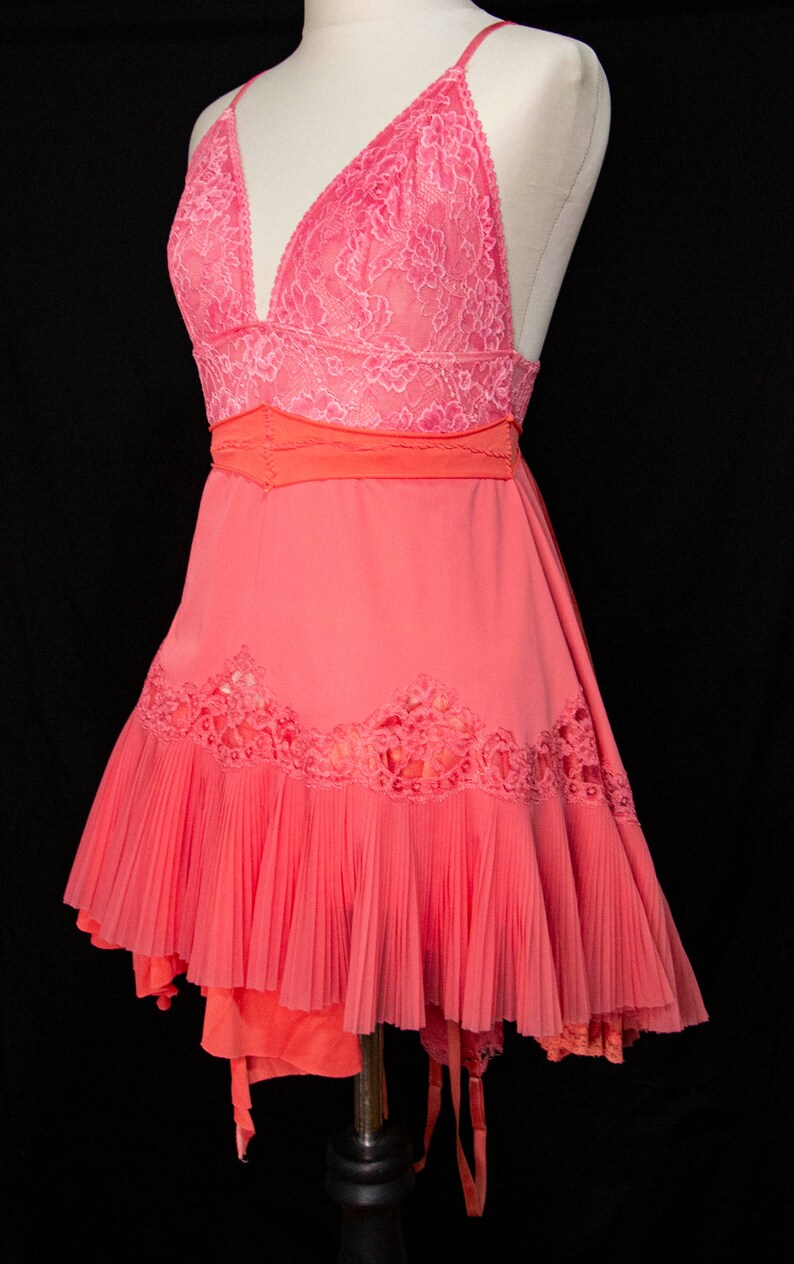 Tattered Pink Party Dress image 2