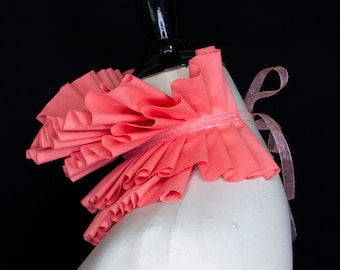 Collier de serrage rose corail