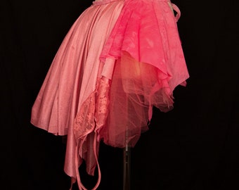 Dark Pink Bustle