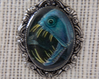 Resin Cameo Necklace -- Spooky-Sci-Fi-Horror-Pop Culture - Small Cameo