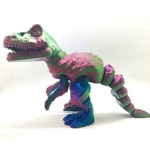 3D gedruckter großer, bunter T-Rex