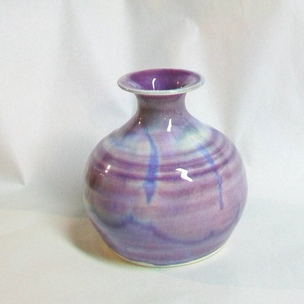 Simple Purple Vase - Shades of Orchid, Amethyst, Lavender and Lilac -- Ready to Ship