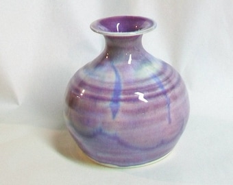 Simple Purple Vase - Shades of Orchid, Amethyst, Lavender and Lilac -- Ready to Ship