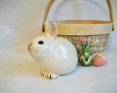 Medium- Size Bunny Bank -  Easter Gift - Newborn Baby / Child Gift -- Handmade, Wheel thrown - OOAK -- Ready to Ship - Actual Bunny Banks