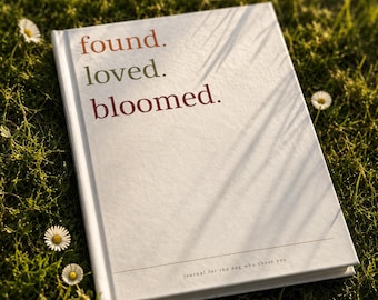 Rescue Dog Journal — Hardcover Keepsake Gift for Dog Adoption | found. loved. bloomed.