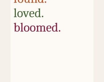 Rescue Dog Journal — Softcover  Keepsake Gift for Dog Adoption | found. loved. bloomed.