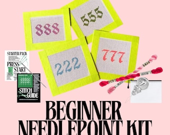 Angel Numbers Kit | Hand-Painted Mini Canvas, Beginner Friendly